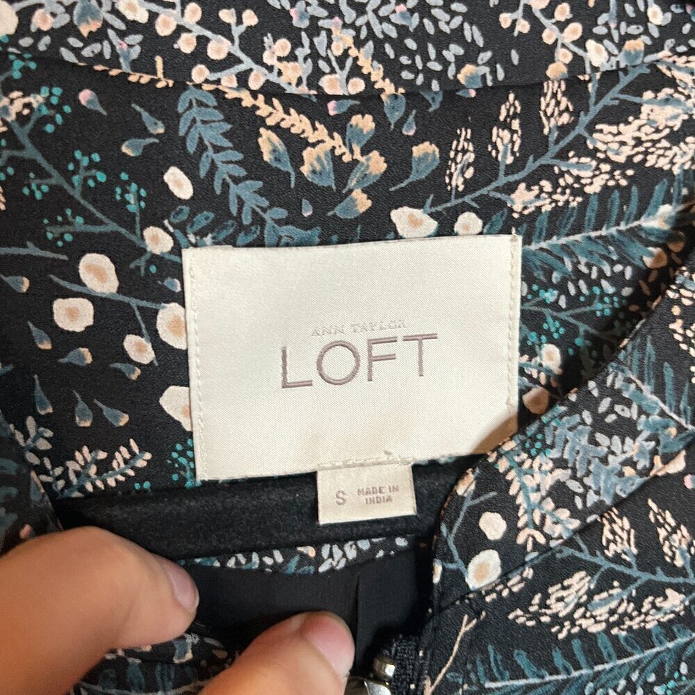 Loft floral patterned lightweight jacket - image 3